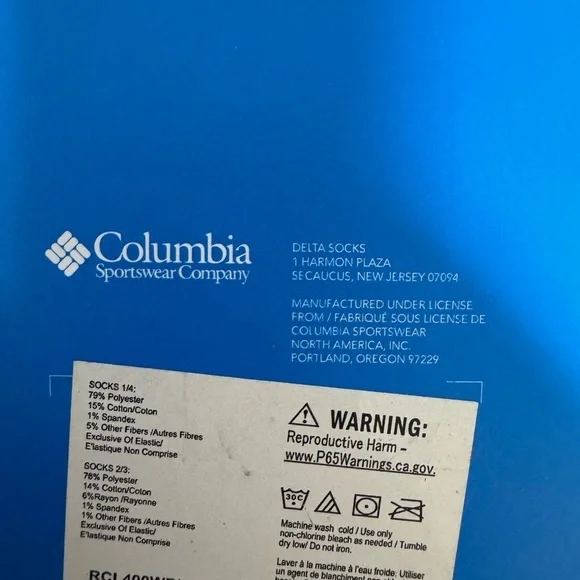 Columbia Women’s Black, Pink, and Gray Socks Trio - Picture 4 of 5